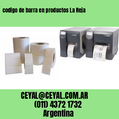 codigo de barra en productos La Reja
