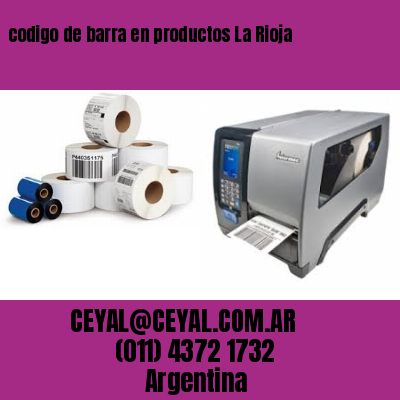 codigo de barra en productos La Rioja