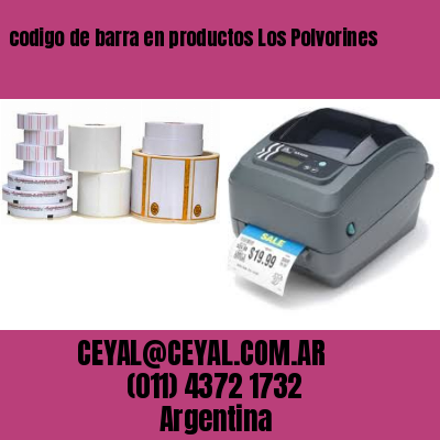 codigo de barra en productos Los Polvorines