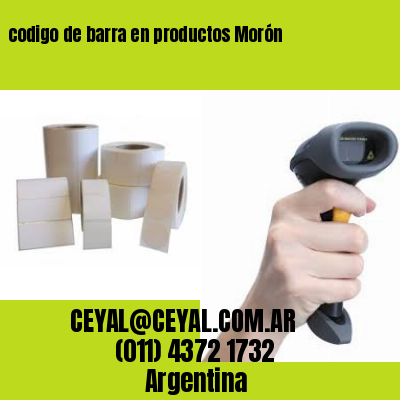 codigo de barra en productos Morón