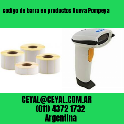 codigo de barra en productos Nueva Pompeya