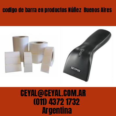codigo de barra en productos Núñez  Buenos Aires