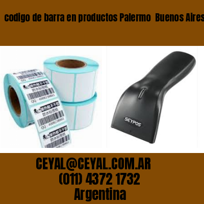 codigo de barra en productos Palermo  Buenos Aires