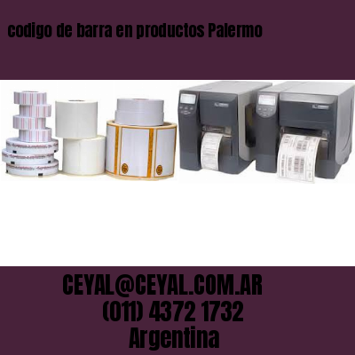 codigo de barra en productos Palermo