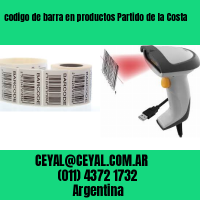 codigo de barra en productos Partido de la Costa