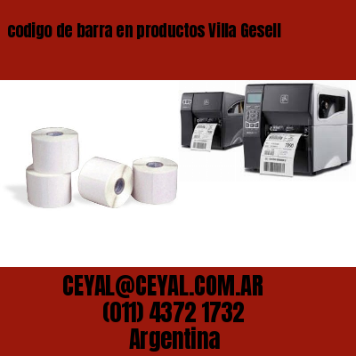 codigo de barra en productos Villa Gesell