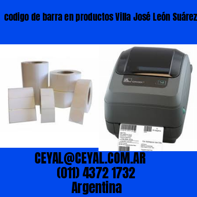 codigo de barra en productos Villa José León Suárez
