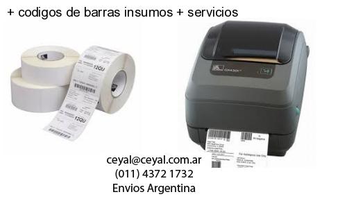   codigos de barras insumos   servicios