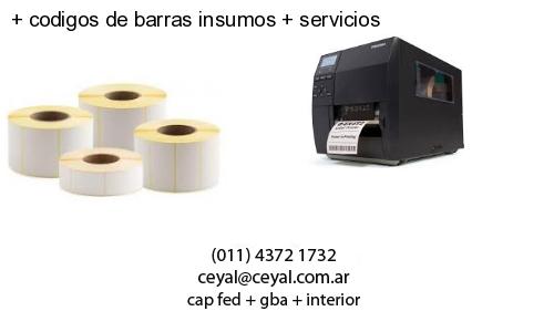   codigos de barras insumos   servicios
