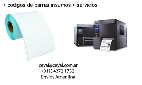   codigos de barras insumos   servicios