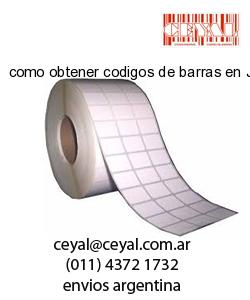 como obtener codigos de barras en Jujuy