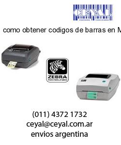 como obtener codigos de barras en Misiones