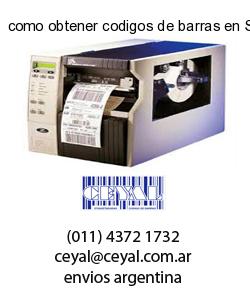 como obtener codigos de barras en Salta
