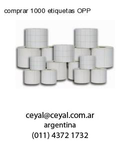 comprar 1000 etiquetas OPP