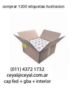 comprar 1200 etiquetas Ilustracion