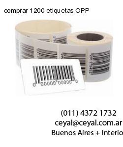 comprar 1200 etiquetas OPP