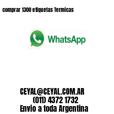 comprar 1300 etiquetas Termicas