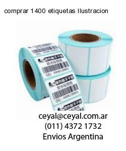 comprar 1400 etiquetas Ilustracion