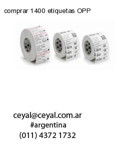 comprar 1400 etiquetas OPP