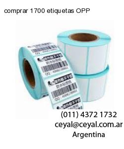 comprar 1700 etiquetas OPP
