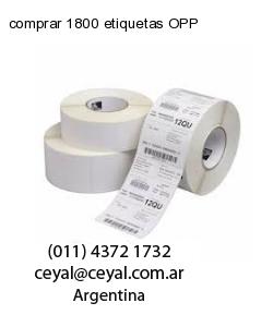 comprar 1800 etiquetas OPP
