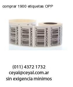comprar 1900 etiquetas OPP