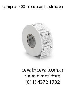 comprar 200 etiquetas Ilustracion