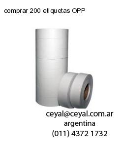 comprar 200 etiquetas OPP