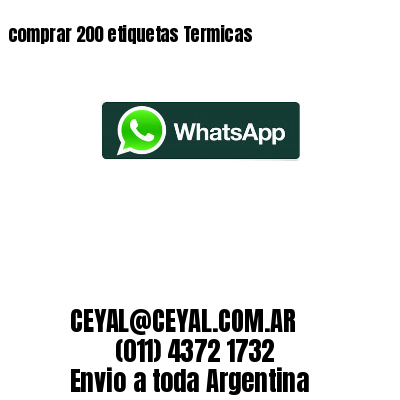 comprar 200 etiquetas Termicas