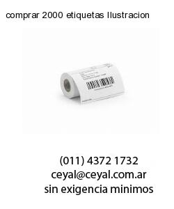 comprar 2000 etiquetas Ilustracion