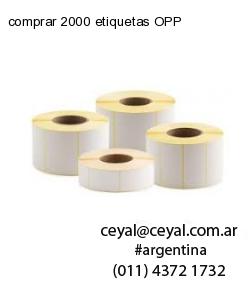 comprar 2000 etiquetas OPP