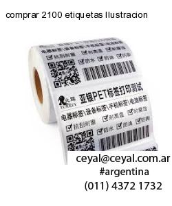 comprar 2100 etiquetas Ilustracion