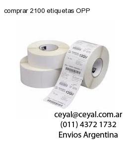 comprar 2100 etiquetas OPP