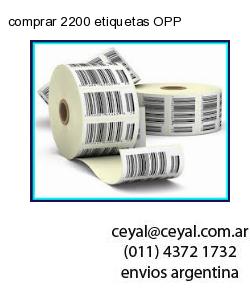 comprar 2200 etiquetas OPP