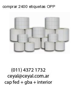 comprar 2400 etiquetas OPP