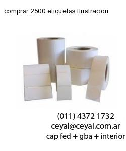 comprar 2500 etiquetas Ilustracion