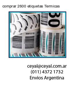 comprar 2600 etiquetas Termicas