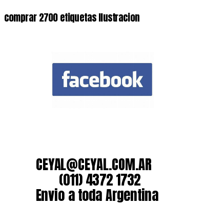 comprar 2700 etiquetas Ilustracion