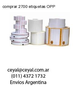 comprar 2700 etiquetas OPP