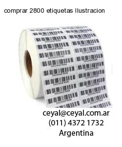 comprar 2800 etiquetas Ilustracion