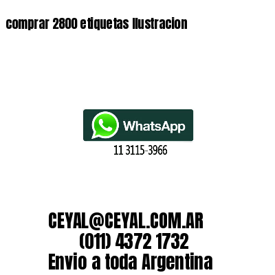 comprar 2800 etiquetas Ilustracion