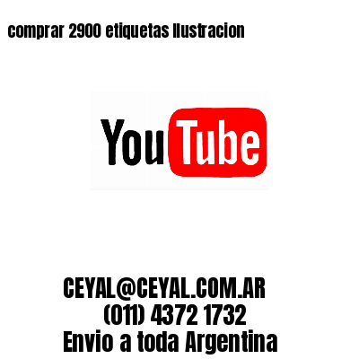 comprar 2900 etiquetas Ilustracion