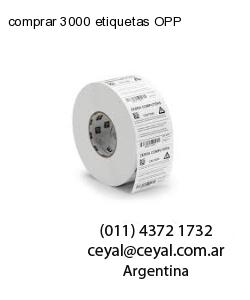 comprar 3000 etiquetas OPP