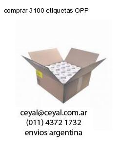 comprar 3100 etiquetas OPP