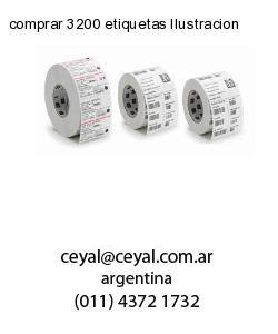 comprar 3200 etiquetas Ilustracion