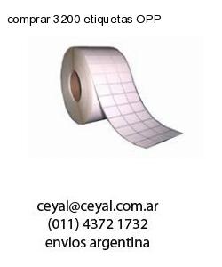 comprar 3200 etiquetas OPP