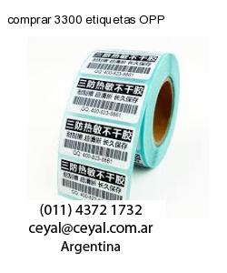 comprar 3300 etiquetas OPP