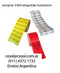 comprar 3500 etiquetas Ilustracion