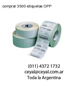 comprar 3500 etiquetas OPP