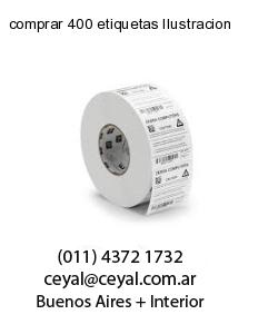 comprar 400 etiquetas Ilustracion